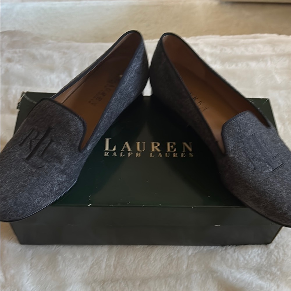 Vintage Ralph Lauren Gray Loafers